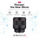 Samyang AF 85mm f/1.4 RF For Canon EOS R Announced