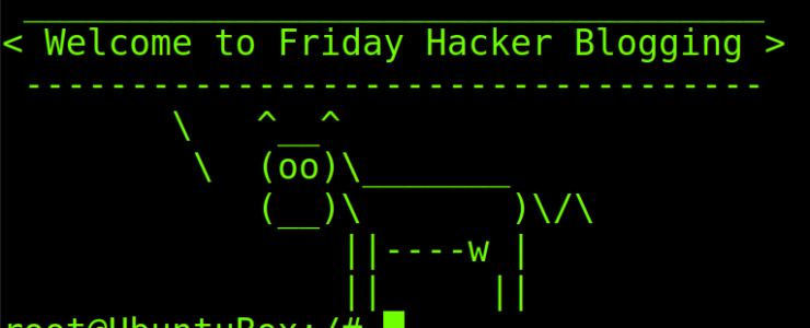 Friday Hacker Blogging