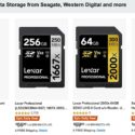 Save Up To 30% On Memory Cards And Storage (Amazon, today only, Lexar, PNY etc)