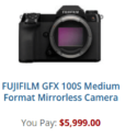 Sony Alpha A1 Vs Canon EOS R5 Vs Fujifilm GFX 100S Specification Comparison