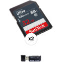 Today Only: SanDisk 32GB Ultra SDHC UHS-I Memory Card (2-Pack) With 4-in-1 Card Reader – $12.99 (reg. $20.99)