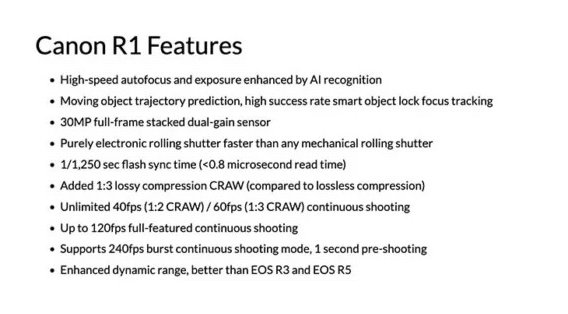 canon eos r1