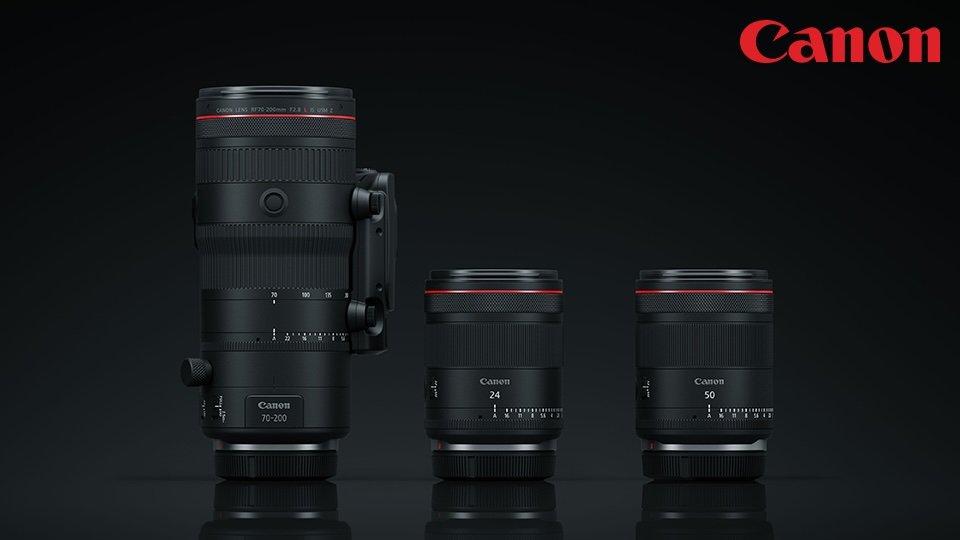 Canon Announces Four RF Lenses, 3 Hybrid L Lenses and 1 For VR