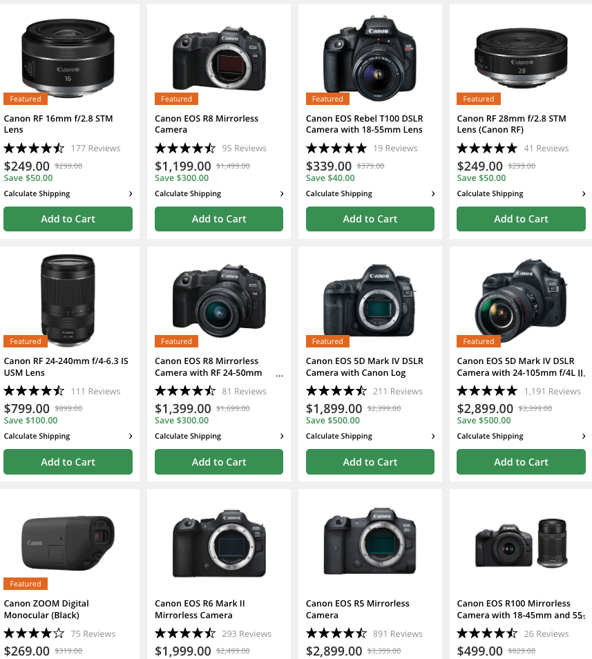 Plenty Of Excellent Canon Deals At B&H Photo (cameras & lenses, and more)