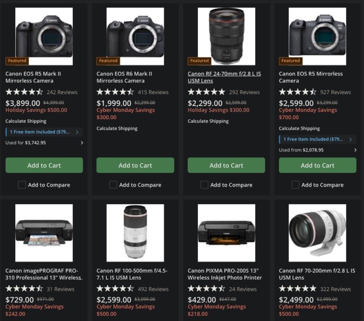 canon deals